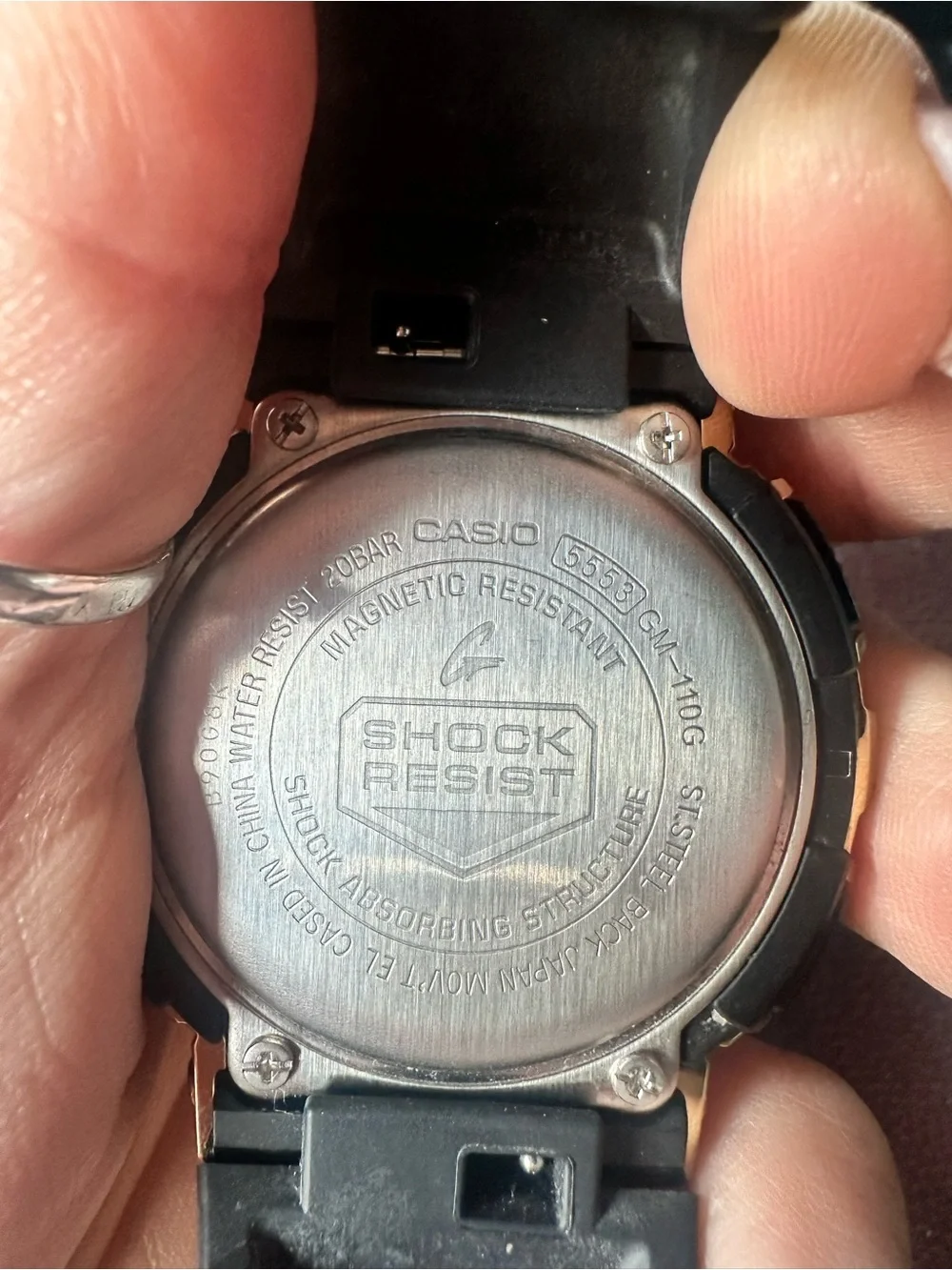 G-Shock Gold and Black Oversized Chronograph Watch